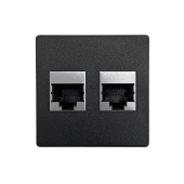 Сдвоенный модуль подключения IMP 2xRJ45 Cat6A