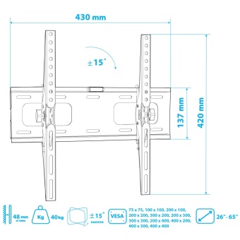 TUAREX OLIMP-204 размеры