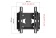 Кронштейн Holder LCDS-5010 габариты и VESA Кронштейн Holder LCDS-5010 габариты и VESA