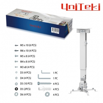 Кронштейн для проектора UniTeki PM2102W комплектация