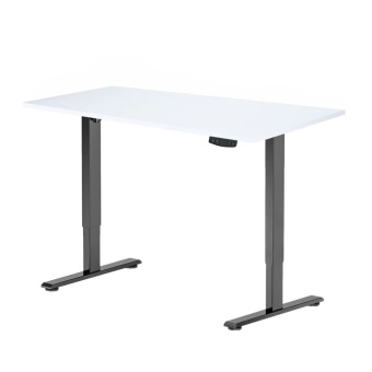 Стол регулируемый Electric Desk Light  черный столешница 120x65 25 мм белый