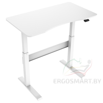 Стол с регулируемой высотой Air Desk (S) Ergosmart белый