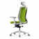 Кресло для руководителя  Bestuhl J1  белая рама с подголовником Зеленый