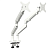 Кронштейн для двух мониторов Aoke AK-MA02D White