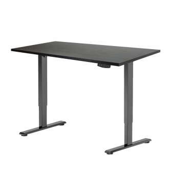 Стол регулируемый Electric Desk Light  черный столешница 120x65 25 мм дуб мореный