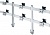 Настольное крепление back-to-back для 12 мониторов ErgoFount TBBS-1200G