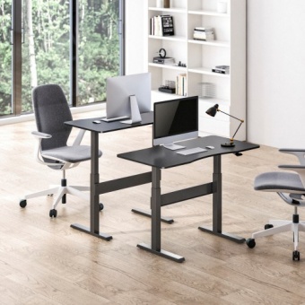 Стол с регулируемой высотой Air Desk (L) черный