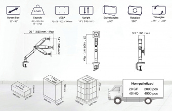 NB F100A чертеж и транспортные характеристики