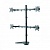 Кронштейн настольный для 4-х мониторов SBOX TV MOUNT LCD-F048