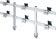 Настольное крепление back-to-back для 12 мониторов диагональю до 24'' TBBS-1200G