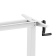 Рама механическая Ergosmart Manual Desk Light White