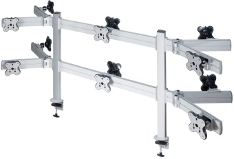 Настольное крепление back-to-back для 12 мониторов диагональю до 24'' TBBS-1200WC