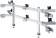 Настольное крепление back-to-back для 12 мониторов диагональю до 24'' TBBS-1200WC