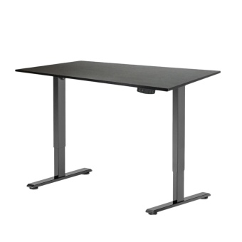 Стол регулируемый Electric Desk Light черный столешница 120x65 18мм дуб мореный