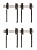 Крепления для видеостены Vogels W2284P Silver
