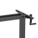 Рама механическая Ergosmart Manual Desk Light Black