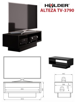 Тумба для телевизора Alteza TV-3790