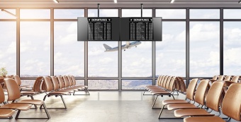 Onkron N1L в интерьере аэропорта